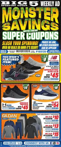 Preview Big 5 Sporting Goods Weekly Ad valid from 10/31/2025