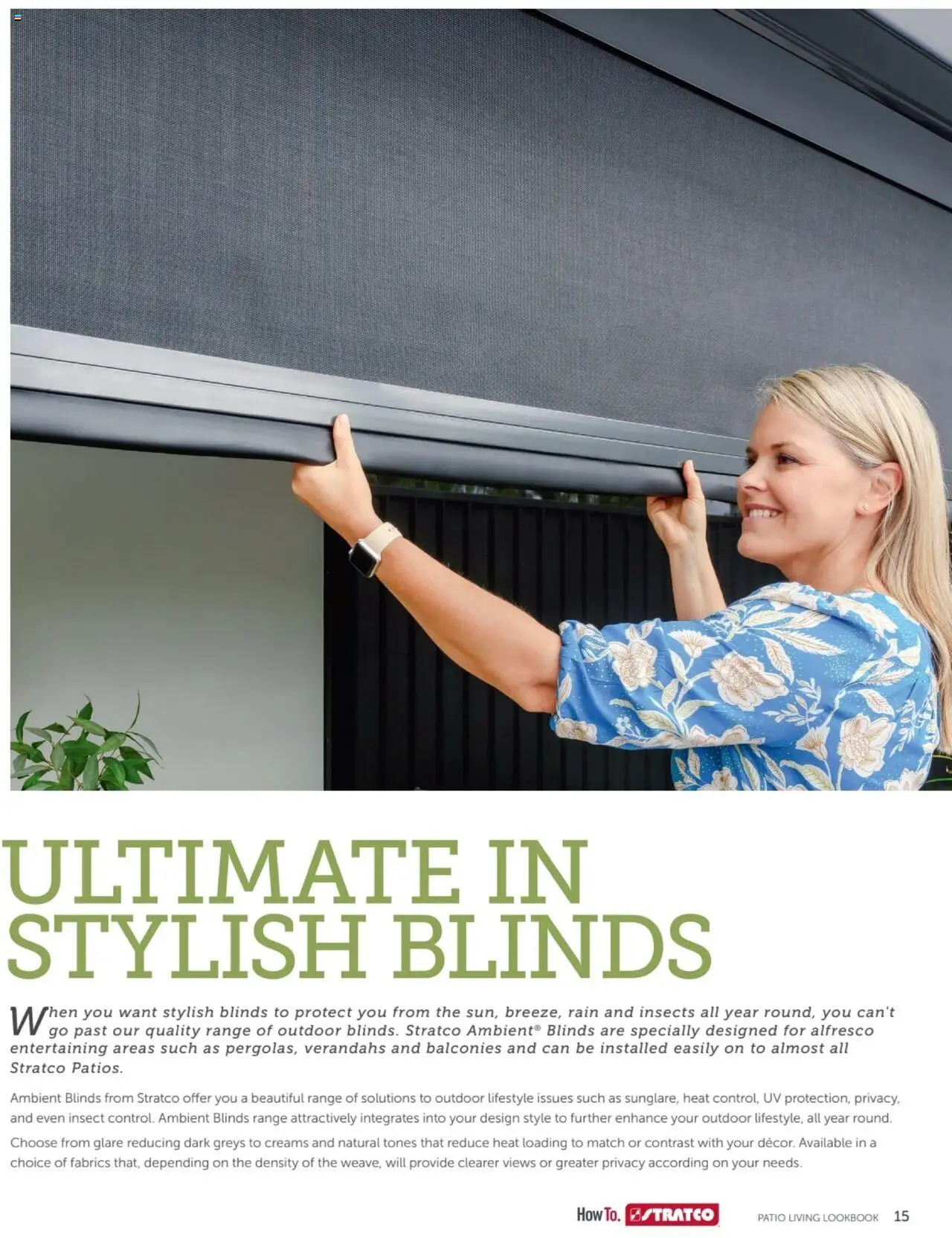 Stratco Patio Living LookBook - page 15- valid from 05/07/2024