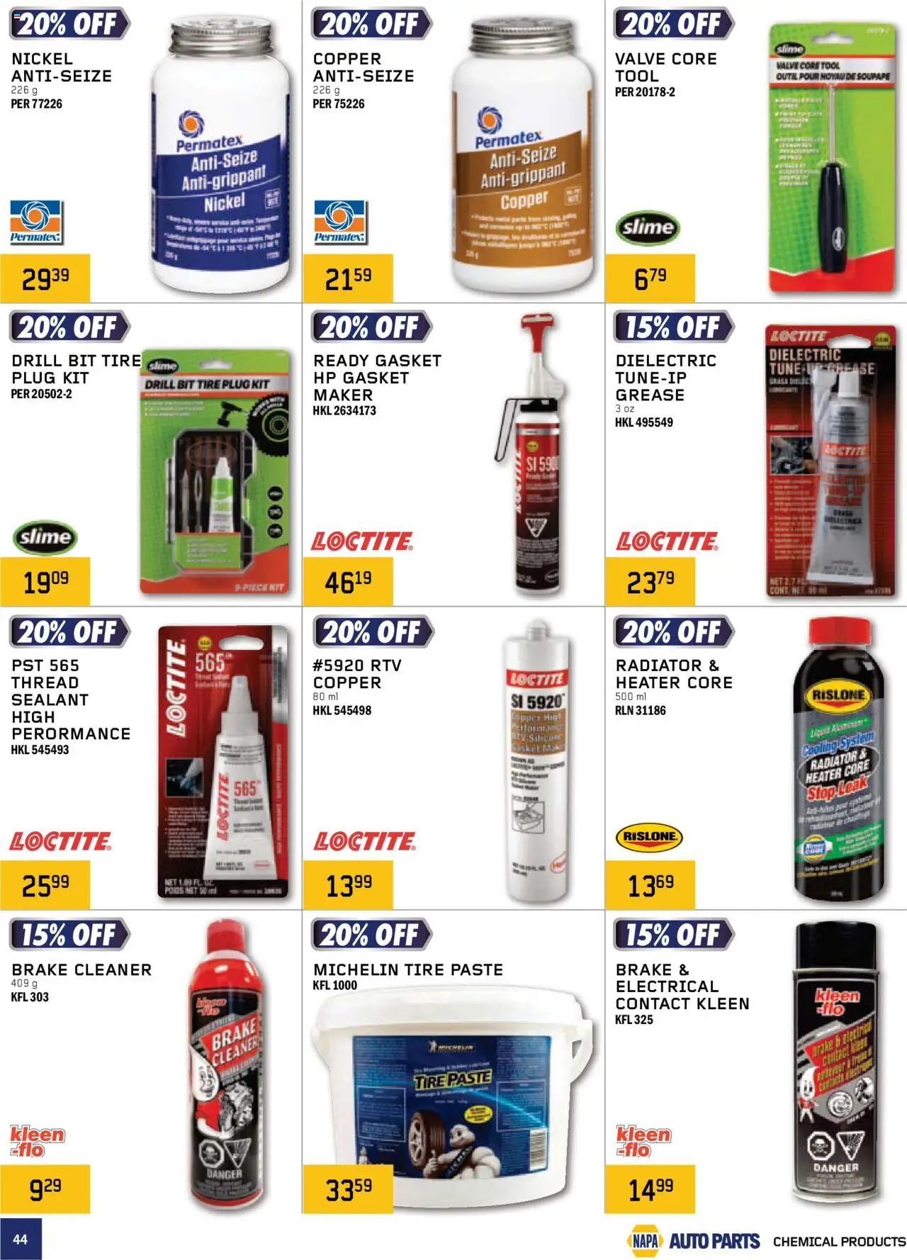 NAPA Auto Parts - Real Deals - page 44- valid from Oct 1, 2025
