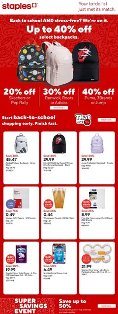 Preview Staples weekly flyer / circulaire valid from Jul 18, 2025