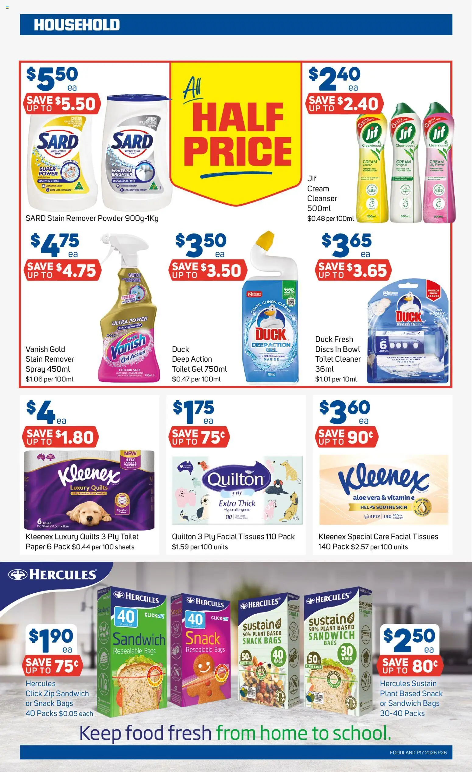 Foodland catalogue  - page 26- valid from 22/04/2026