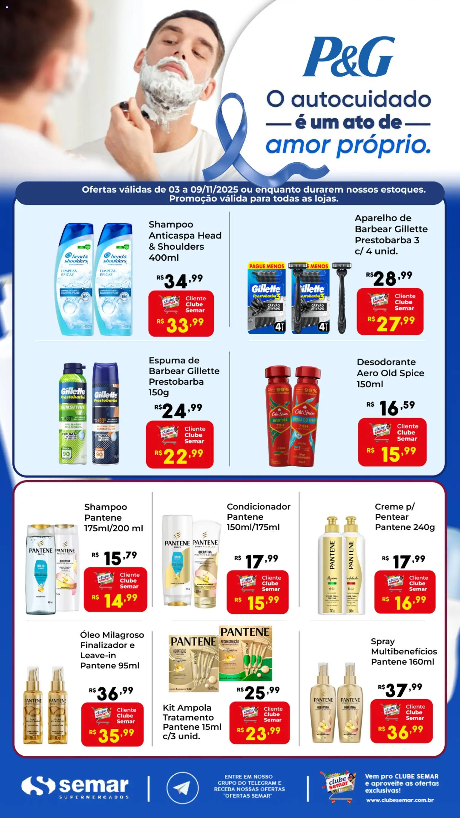 Semar Supermercado - Ofertas P&G - página 1- válido a partir de 03/11/2025
