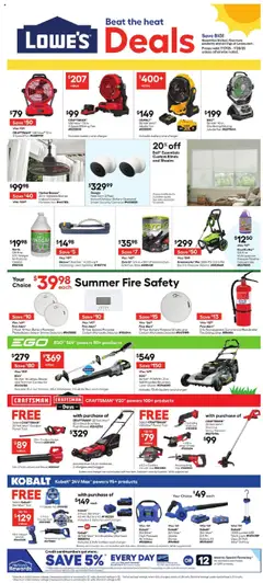 Preview Lowe's Weekly Ad valid from 07/17/2025