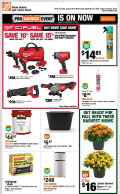 Preview Home Depot weekly flyer / circulaire valid from Aug 28, 2025