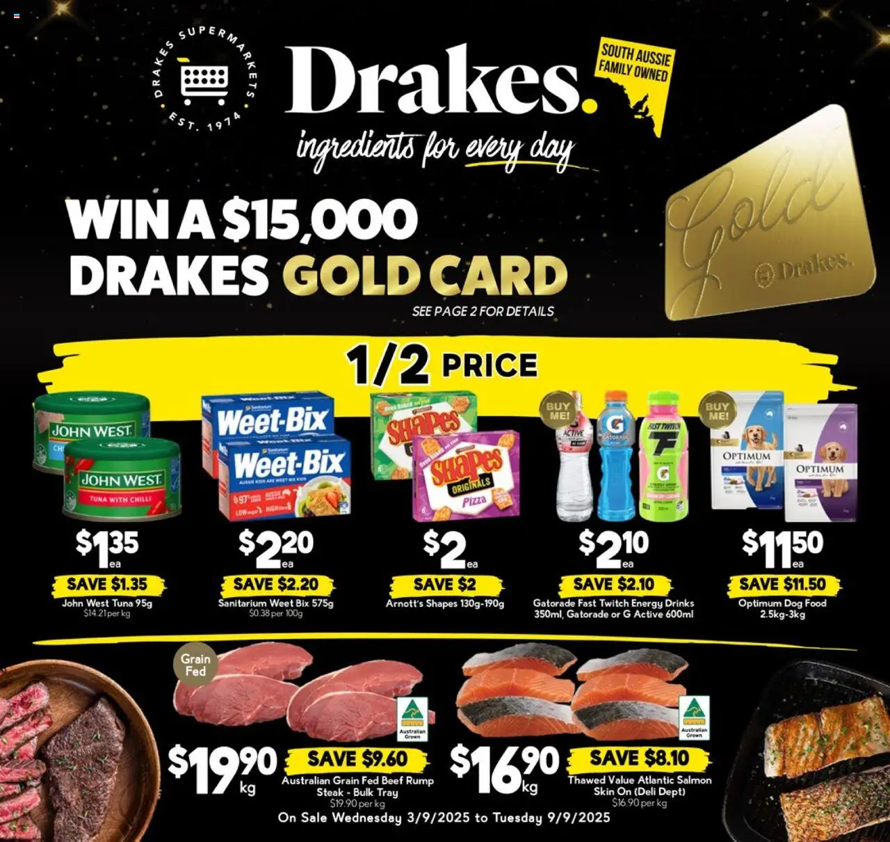 Drakes Catalogue SA - page 1- valid from 03/09/2025