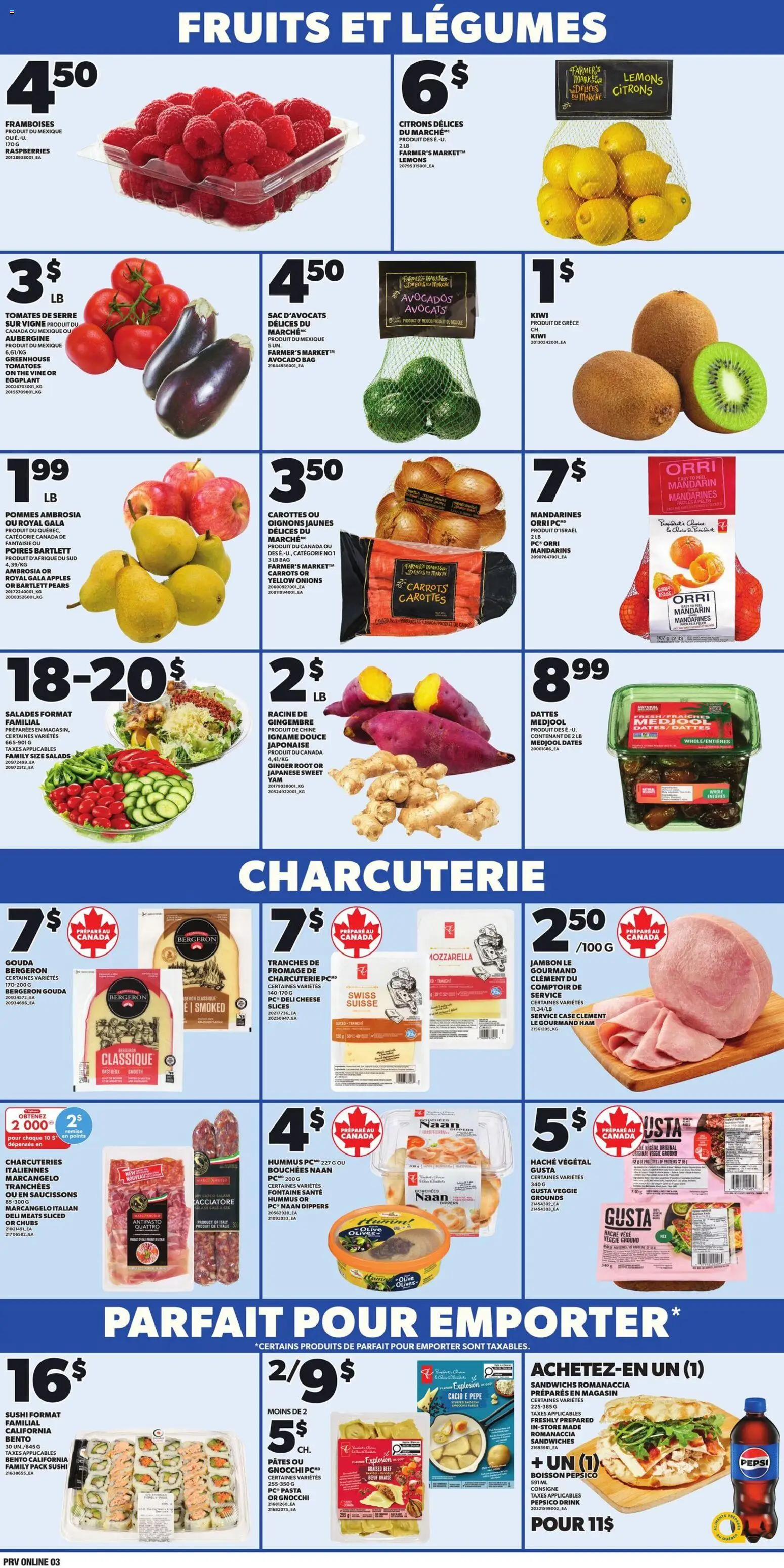 Provigo weekly flyer / circulaire - page 3- valid from Feb 26, 2026