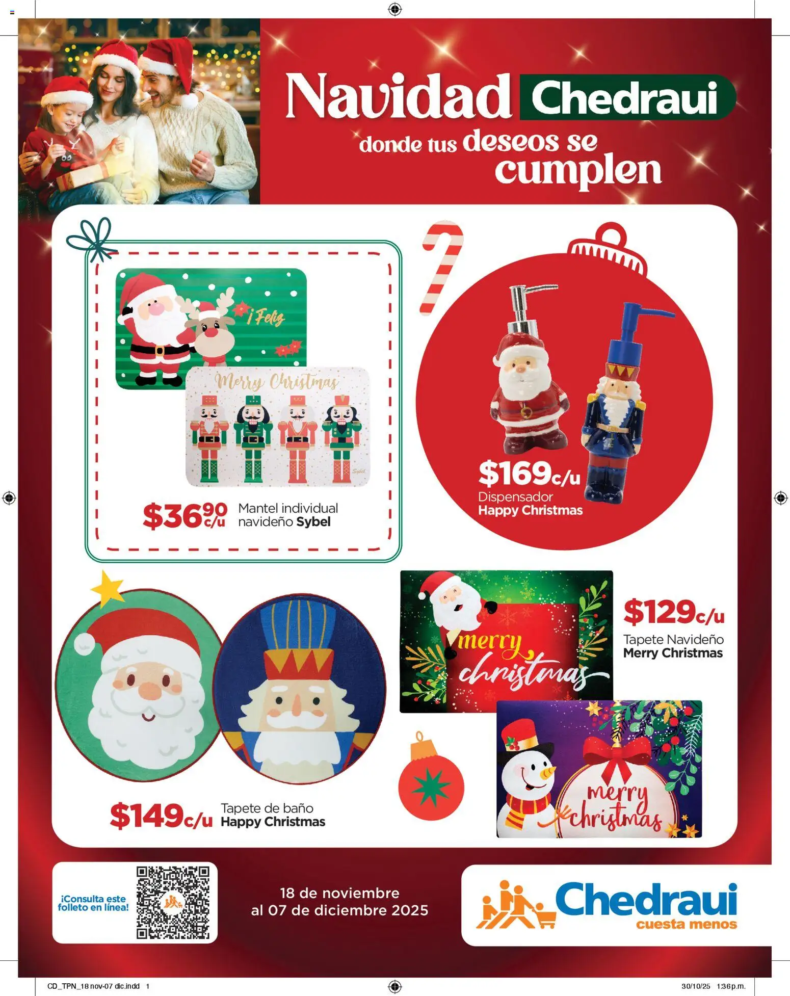 Chedraui folleto Navidad - página 1- válido desde 18/11/2025