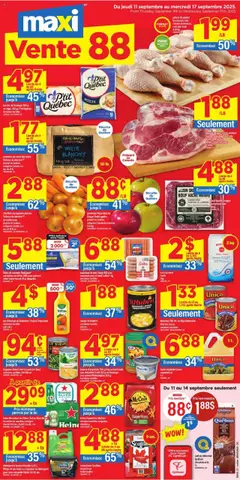 Preview Maxi weekly flyer / circulaire valid from Sep 11, 2025