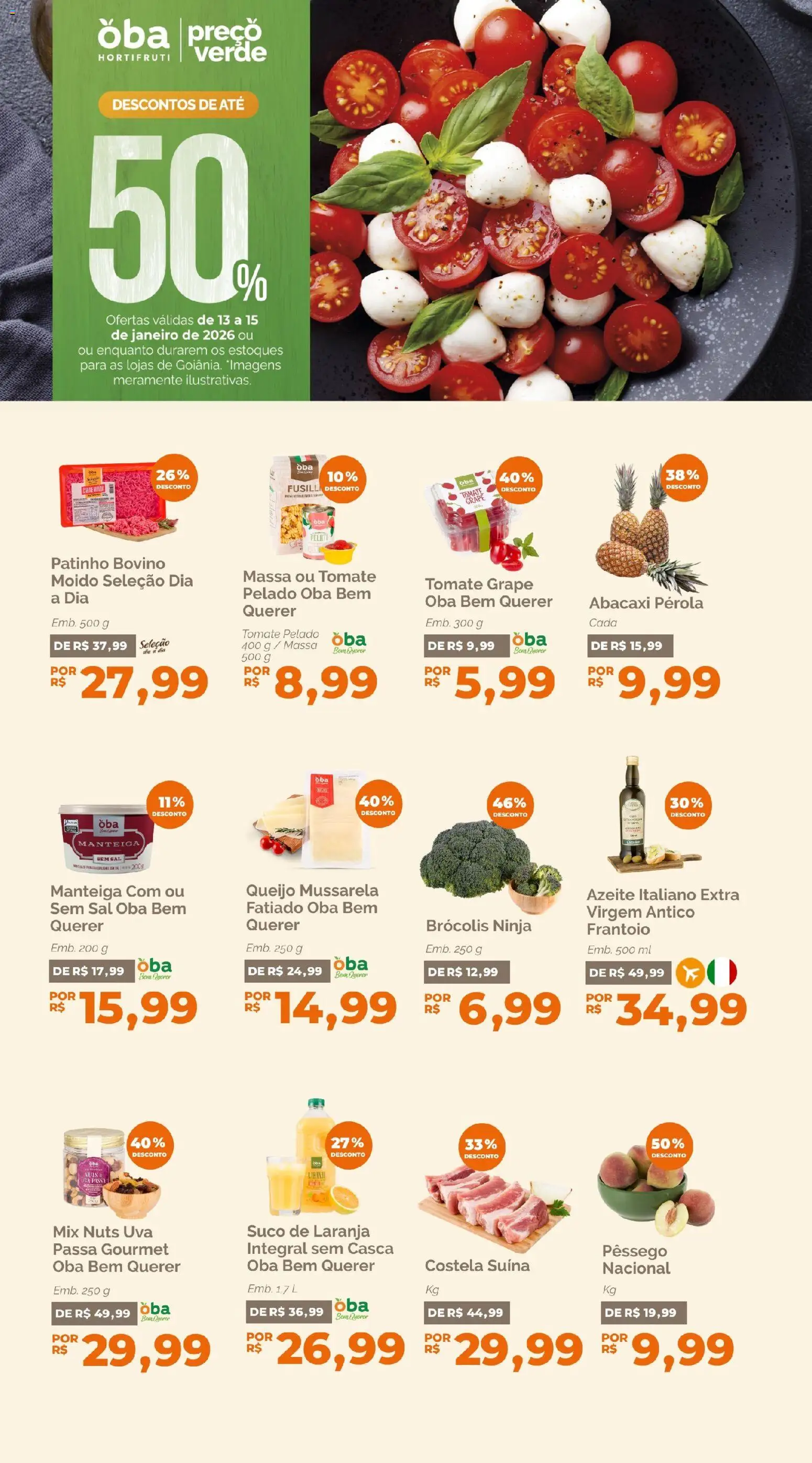 Oba Hortifruti - Ofertas da semana - página 1- válido a partir de 13/01/2026
