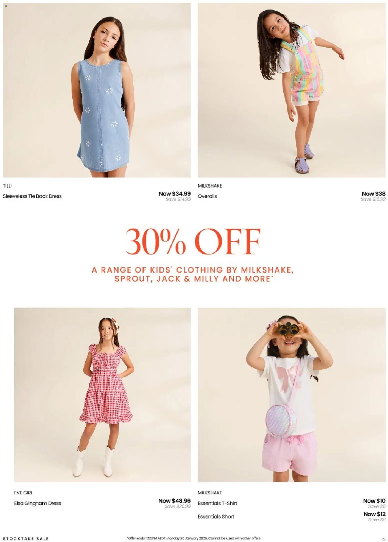 Myer - Stocktake Sale - page 22- valid from 05/01/2026