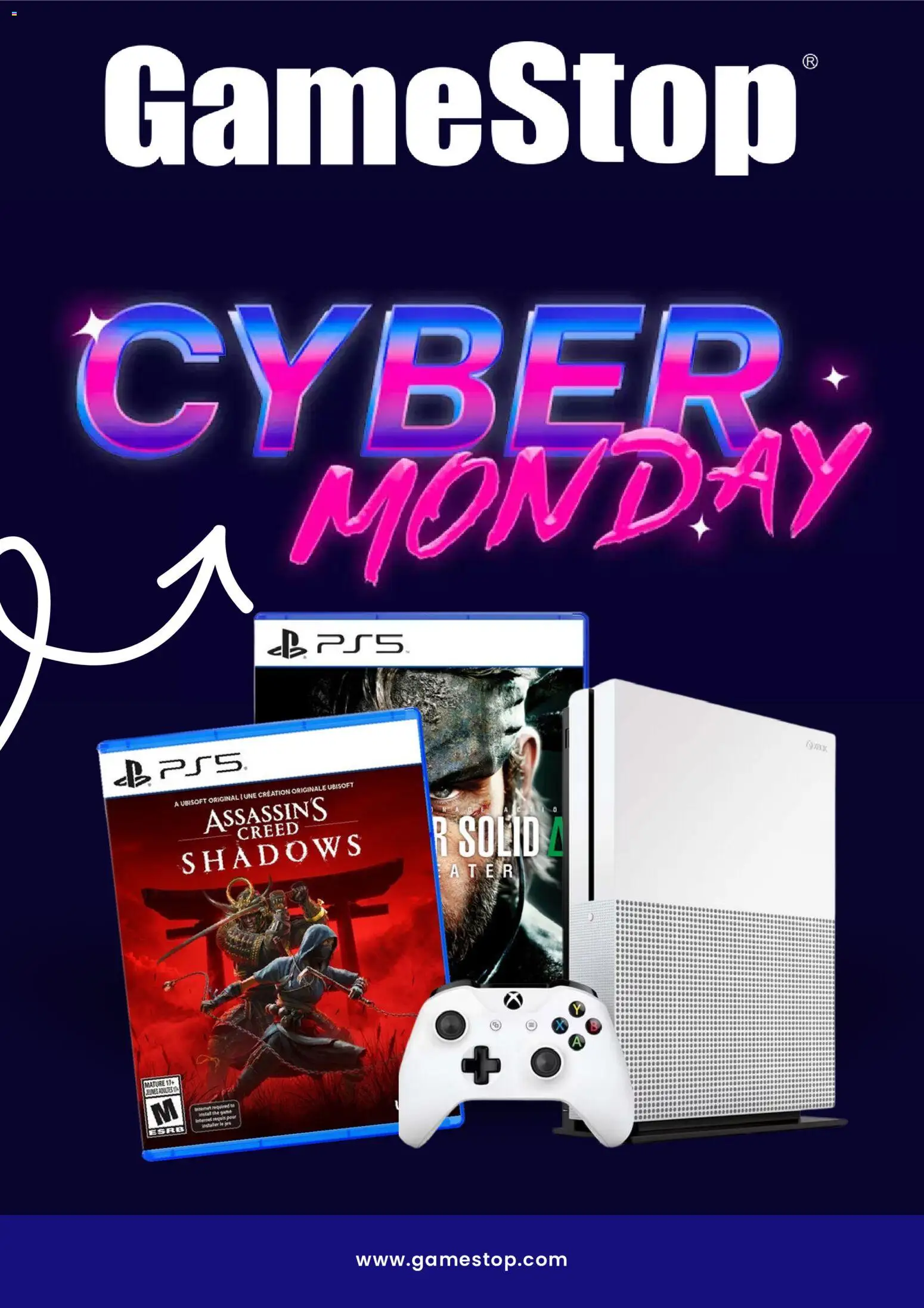 GameStop Cyber Monday - page 1- valid from 11/30/2025
