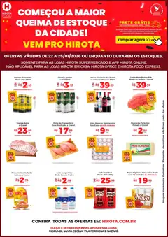 Pré-visualização Hirota Food - Ofertas Queima de Estoque  válida a partir de 22/01/2026
