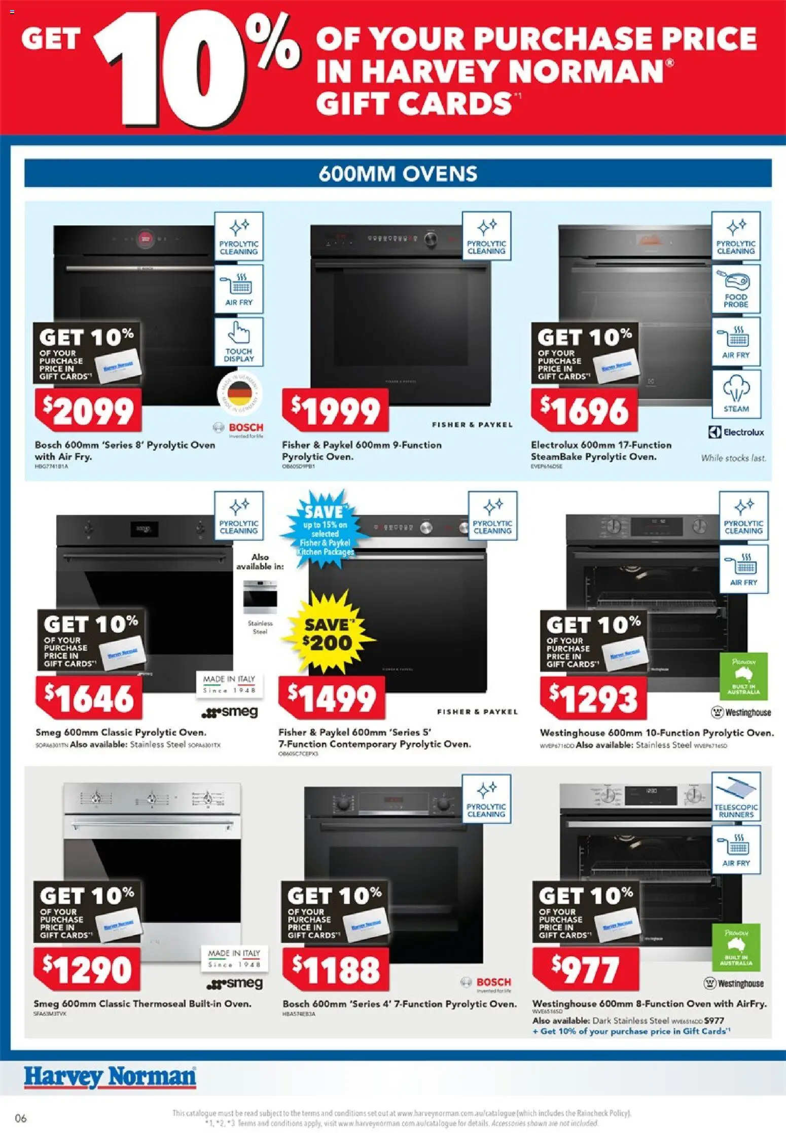 Harvey Norman Cooking Gift Card - page 6- valid from 20/02/2026