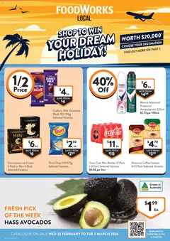 Foodworks catalogue preview - valid from 25/02/2026