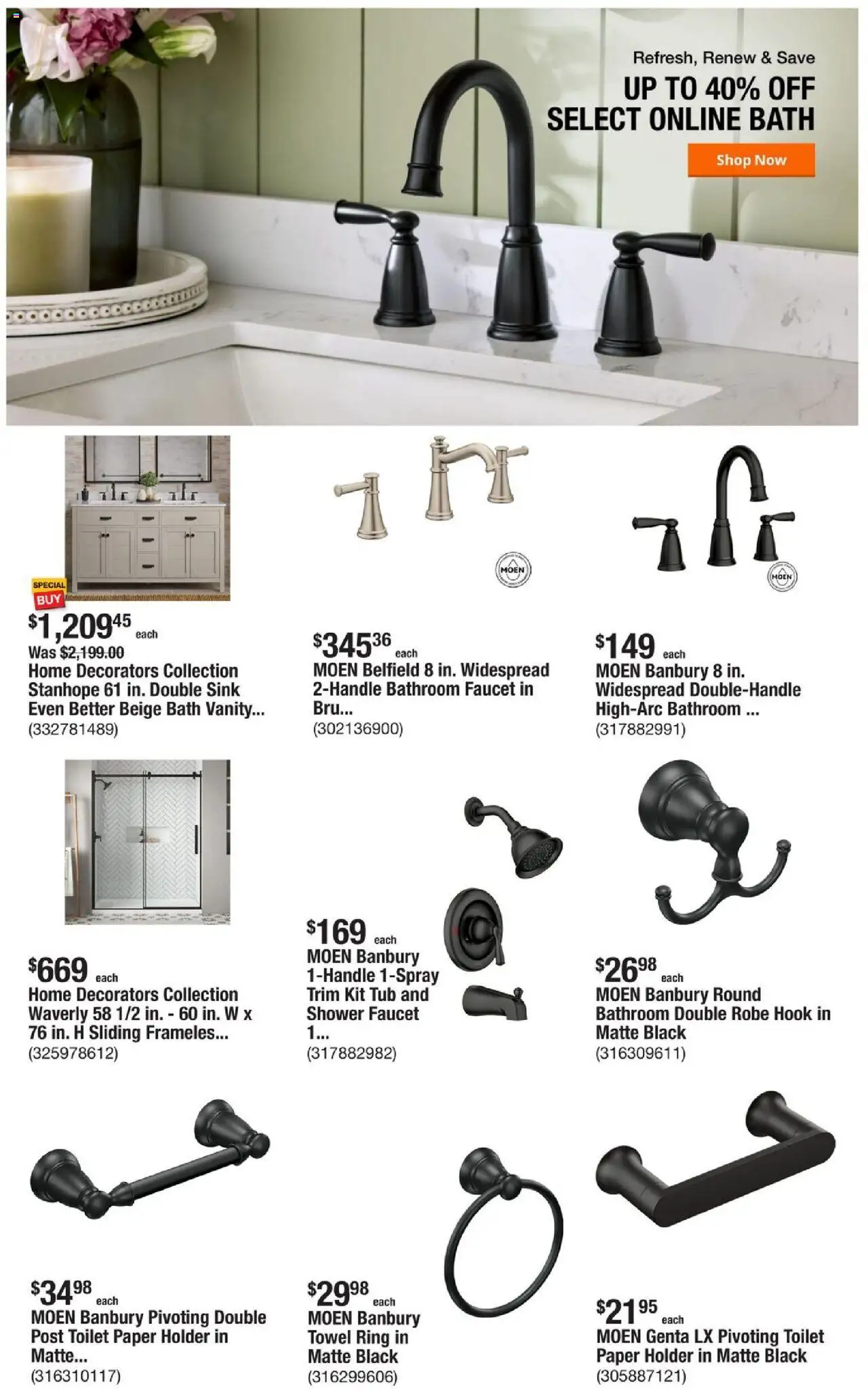 Home Depot Ad - page 2- valid from 07/10/2025