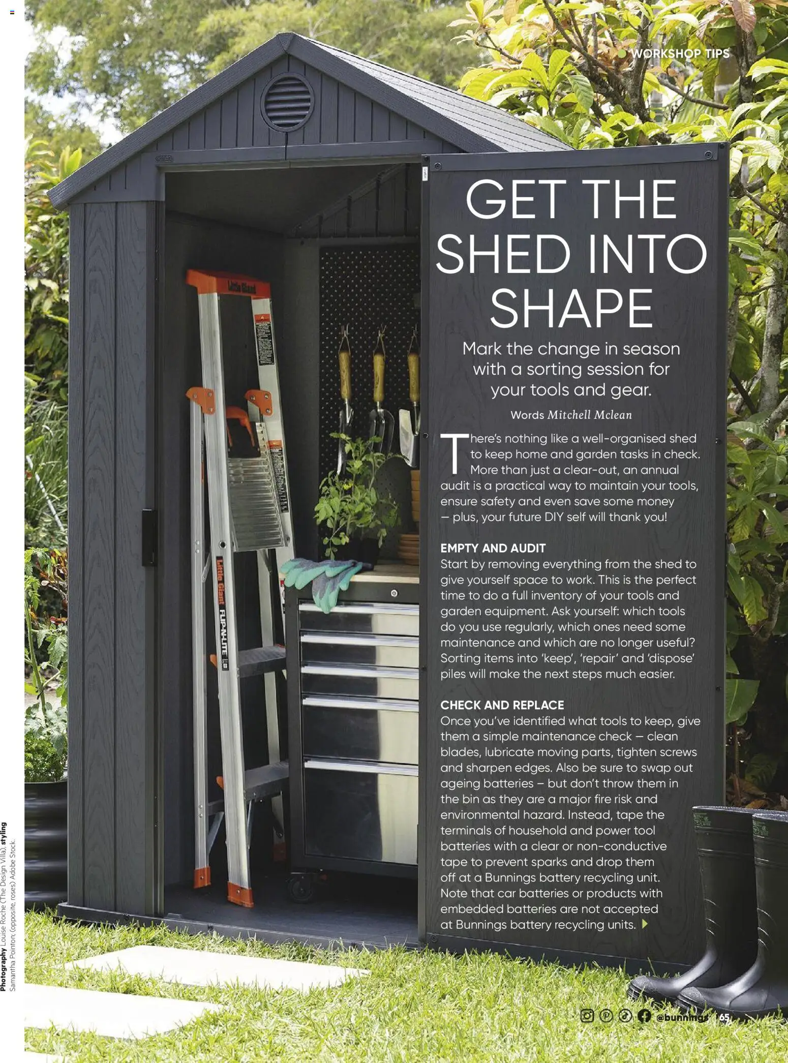 Catalogue Bunnings Warehouse March - page 65- valid from 01/03/2026