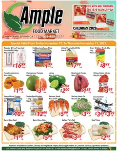 Preview Ample Food Market weekly flyer / circulaire valid from Nov 7, 2025