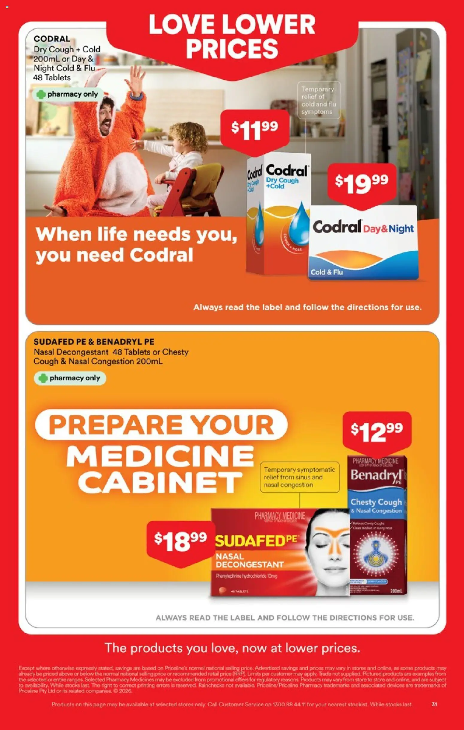 Priceline Pharmacy catalogue  - page 31- valid from 09/04/2026