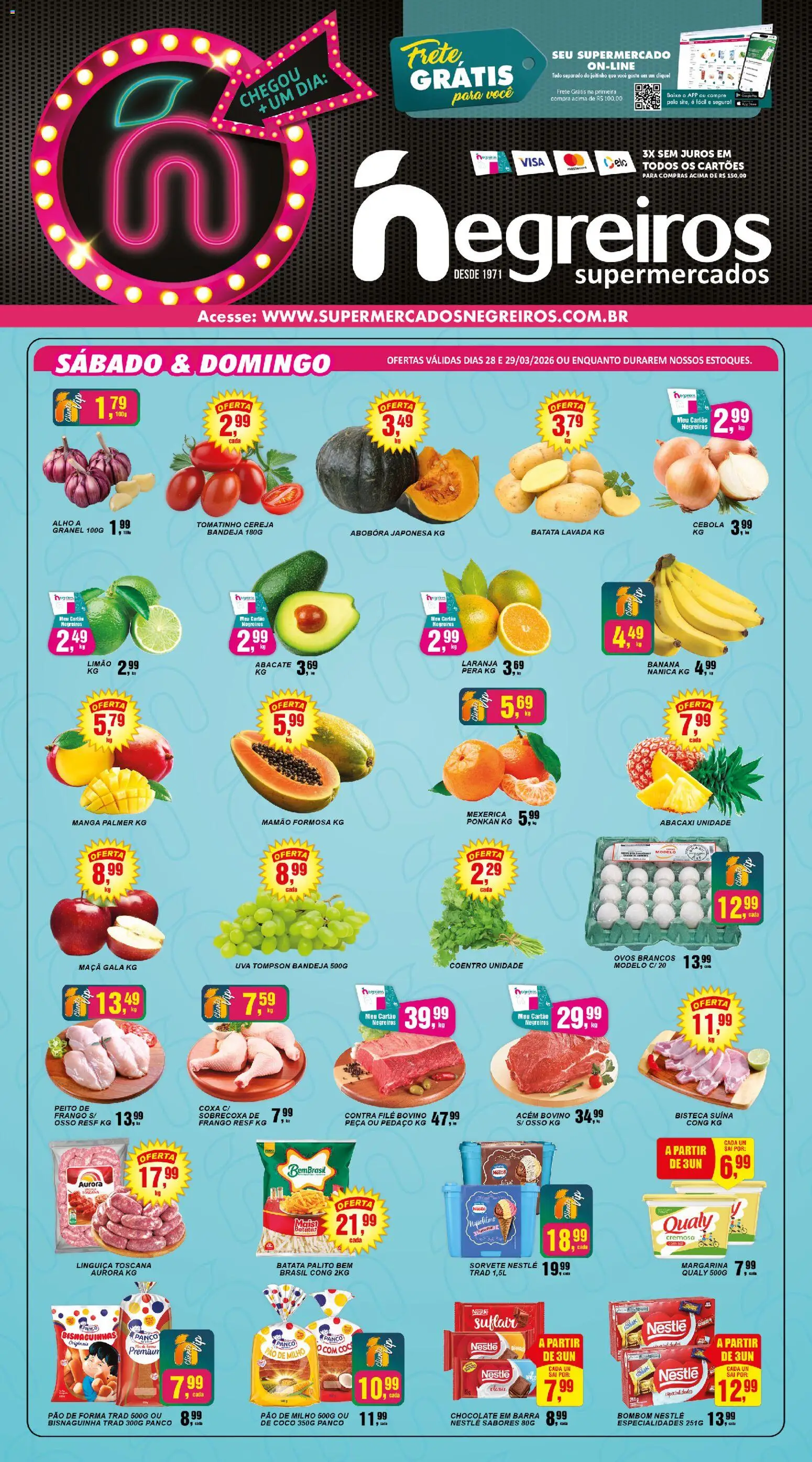 Negreiros - Ofertas da semana - página 1- válido a partir de 28/03/2026
