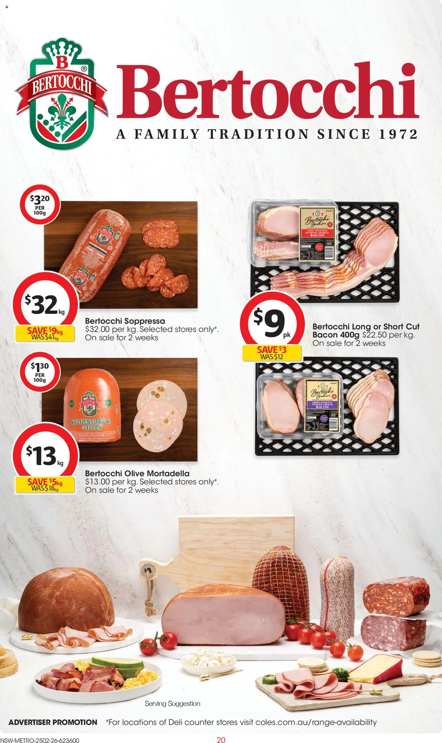 Coles Catalogue  - page 20- valid from 25/02/2026