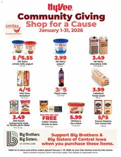Preview HyVee Community Giving  valid from 01/01/2026