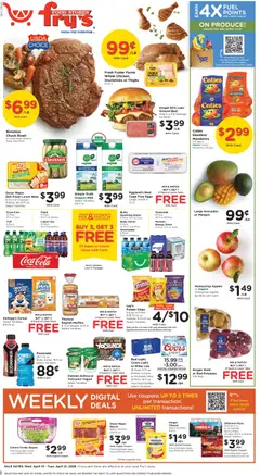 Preview Fry's Food Weekly Ad valid from 04/15/2026