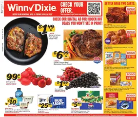 Preview Winn Dixie Weekly Ad valid from 04/08/2026