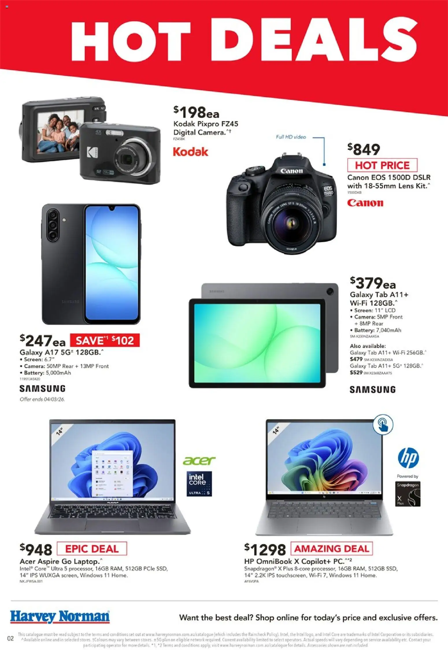 Harvey Norman Computers Hot Tech Deals - page 2- valid from 19/02/2026