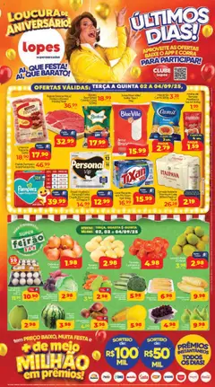 Pré-visualização Lopes Supermercados - Ofertas da semana válida a partir de 02/09/2025