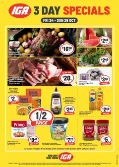 IGA catalogue preview - valid from 24/10/2025