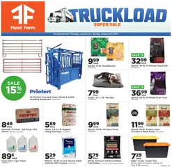 Preview Mills Fleet Farm Truckload Super Sale valid from 01/22/2026