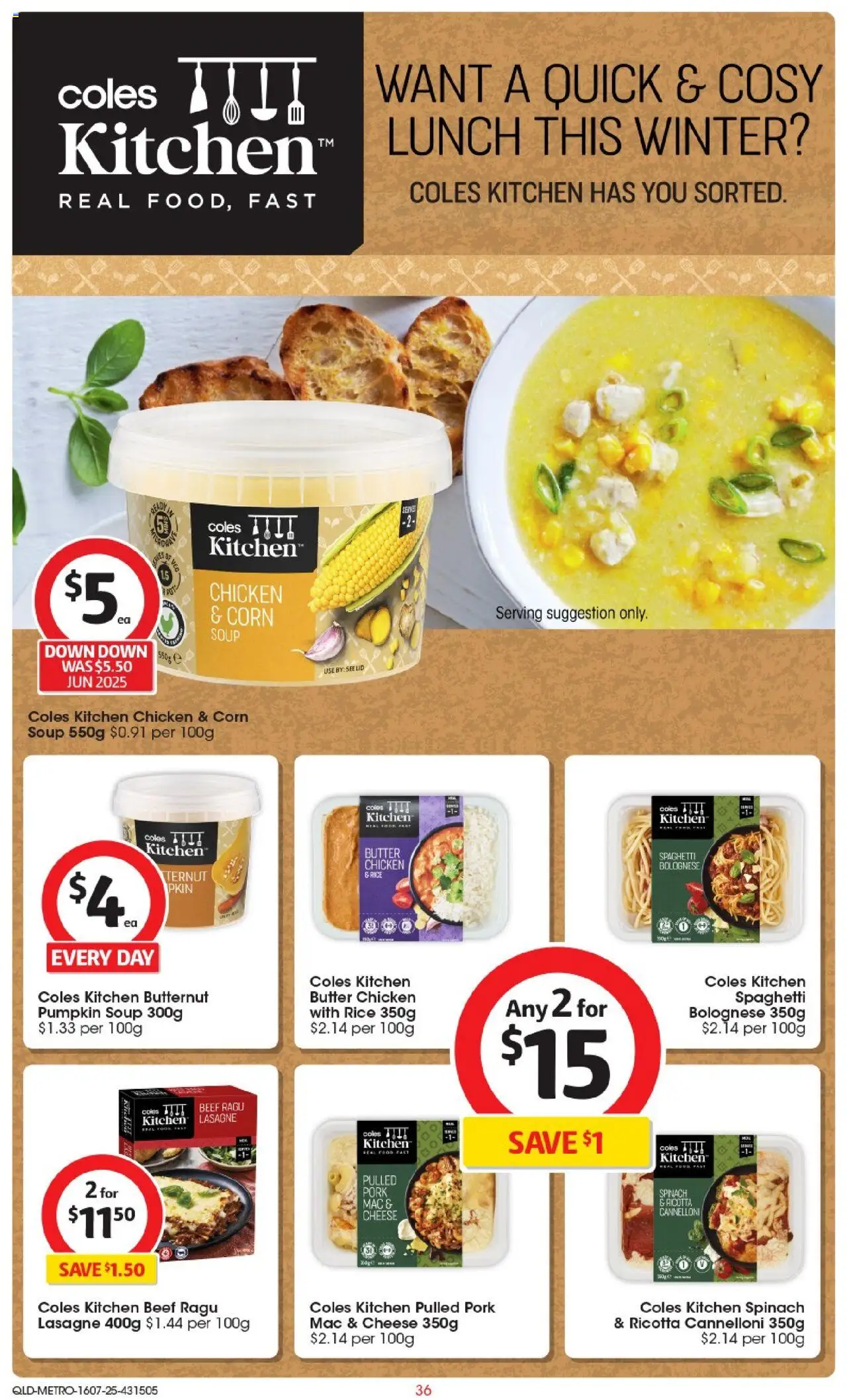 Coles Catalogue QLD North - page 36- valid from 16/07/2025