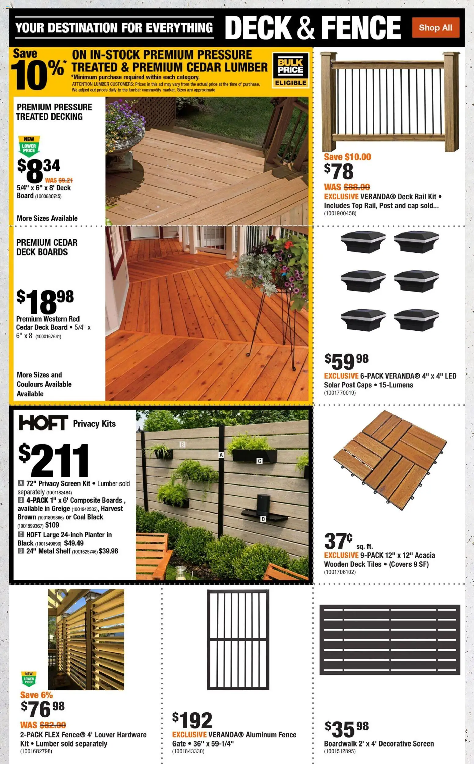 Home Depot weekly flyer / circulaire - page 8- valid from Apr 16, 2026