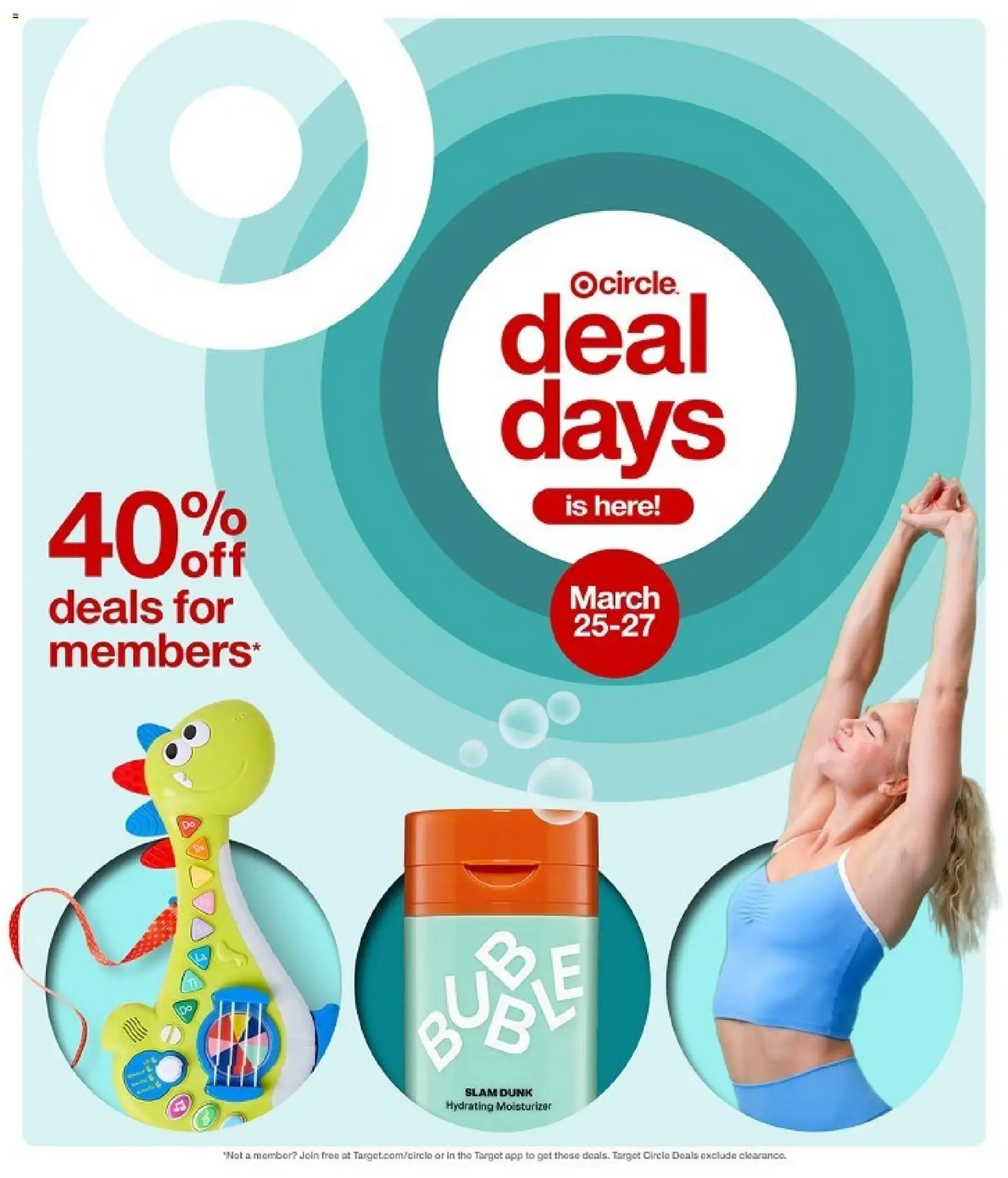 Target Weekly Ad - page 1- valid from 03/22/2026