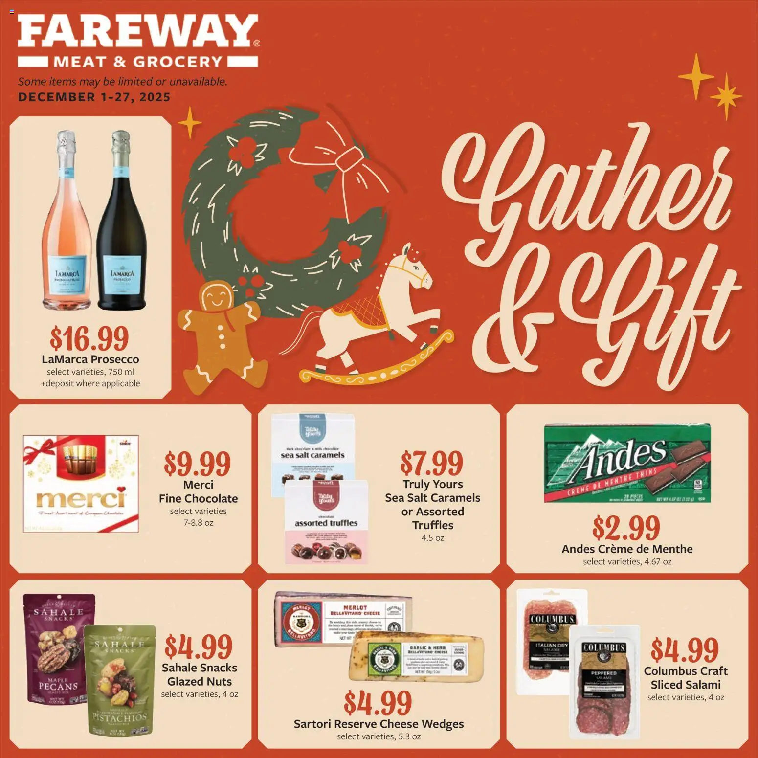 Fareway Monthly Ad - page 1- valid from 12/01/2025