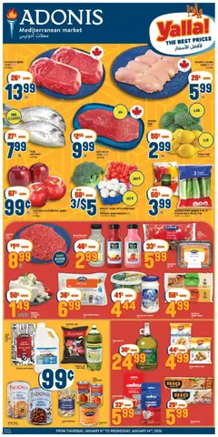 Preview Adonis weekly flyer  valid from Jan 8, 2026