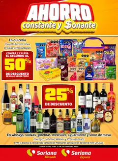 Soriana - Fin de Semana Mercado: Saltillo y Torreón válido desde 23/10/2025