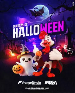 Pré-visualização Frangolândia - Ofertas de Halloween válida a partir de 27/10/2025