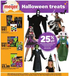 Preview Meijer Halloween treats valid from 10/22/2025