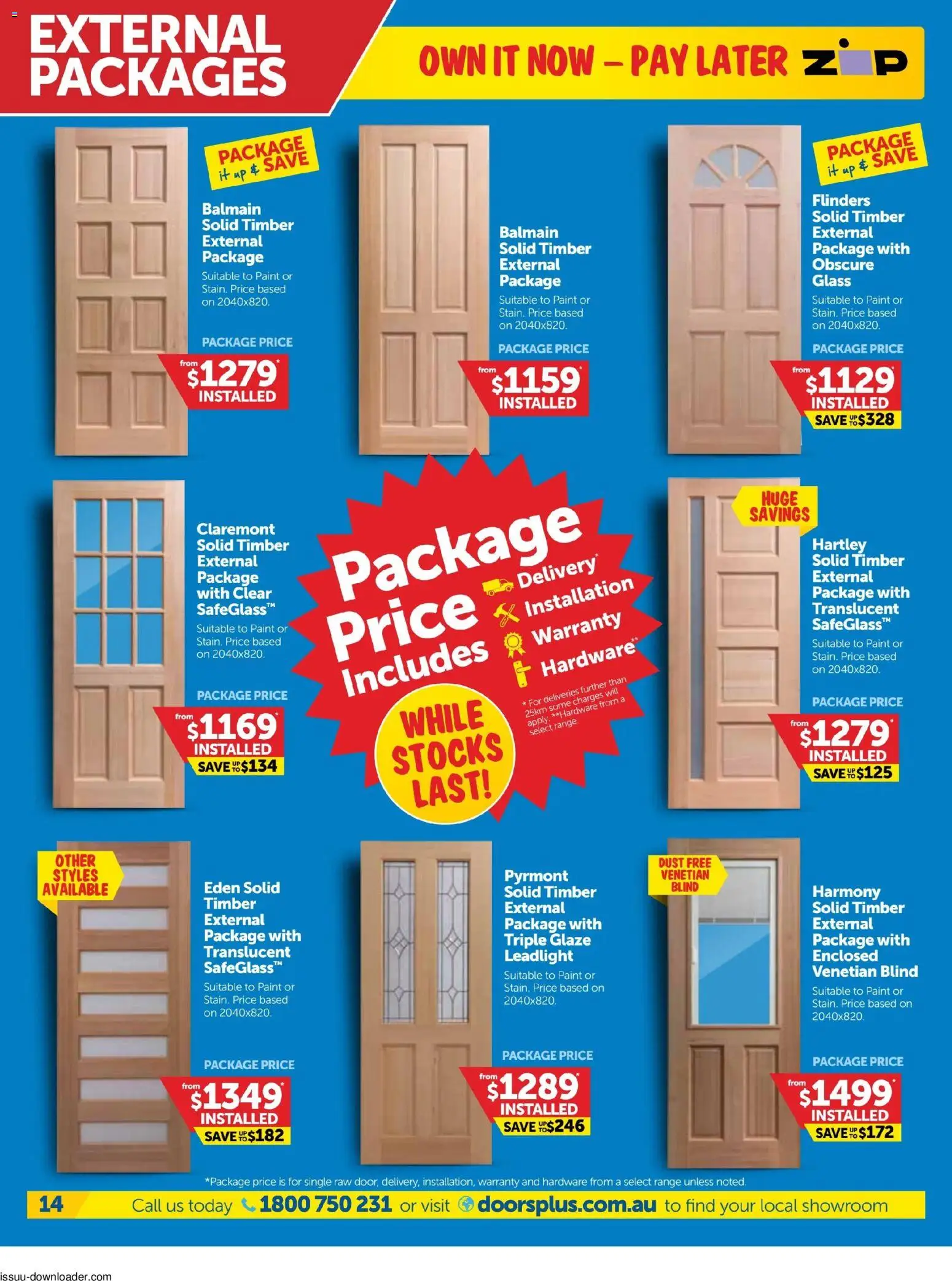 Doors Plus  Catalogue  - page 14- valid from 01/12/2025