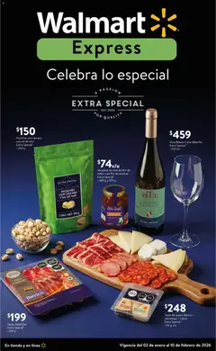 Walmart Express folleto Celebra lo especial válido desde 02/01/2026
