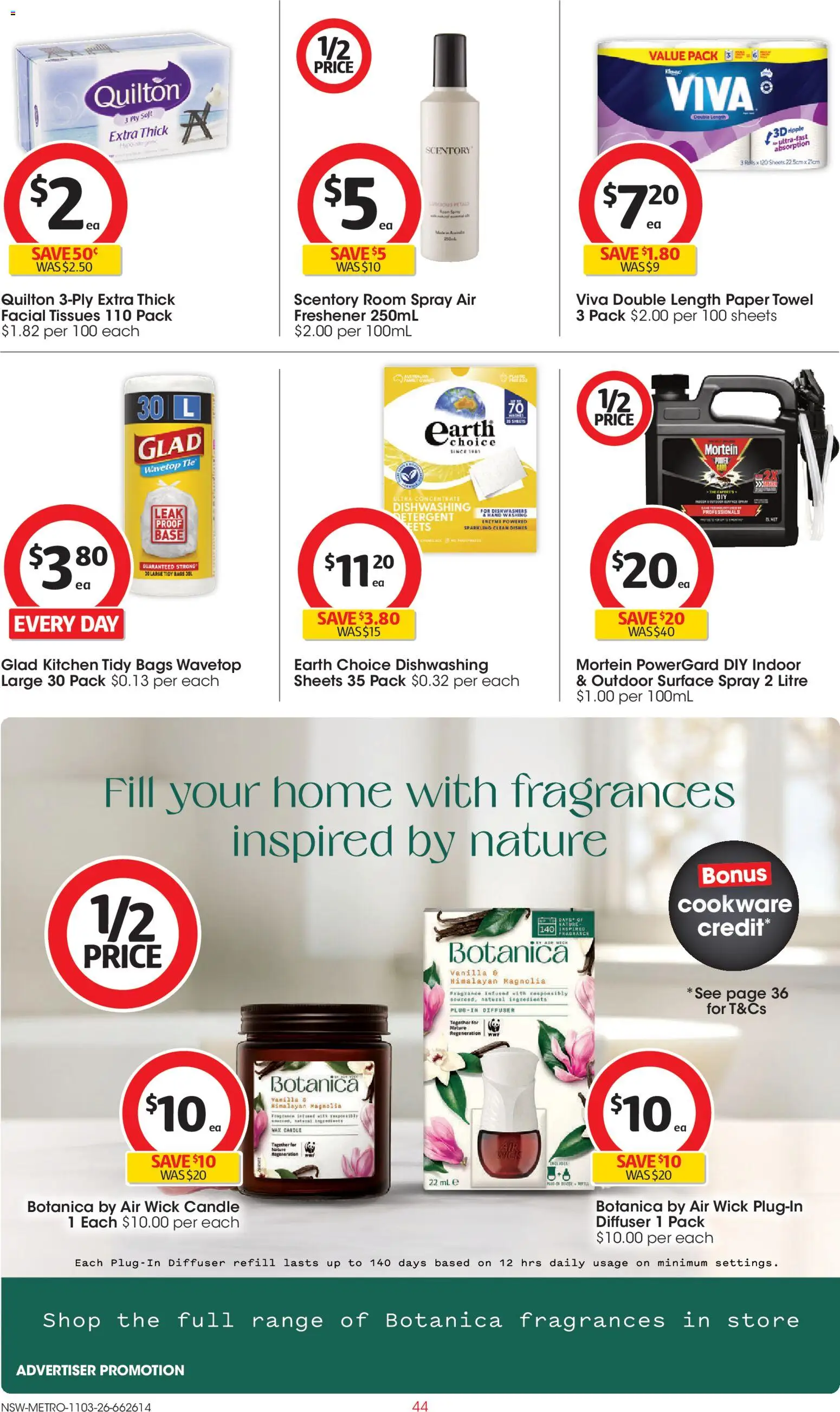 Coles catalogue  - page 44- valid from 11/03/2026