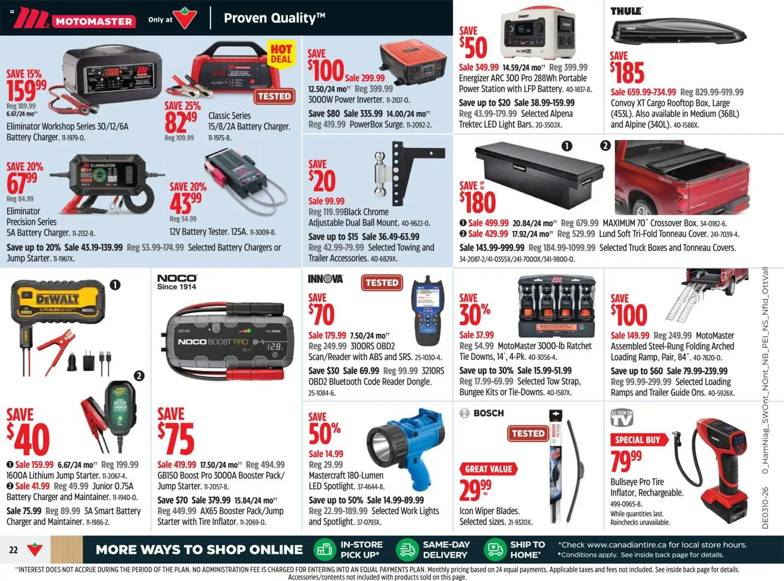 Canadian Tire weekly flyer - page 22- valid from Mar 5, 2026
