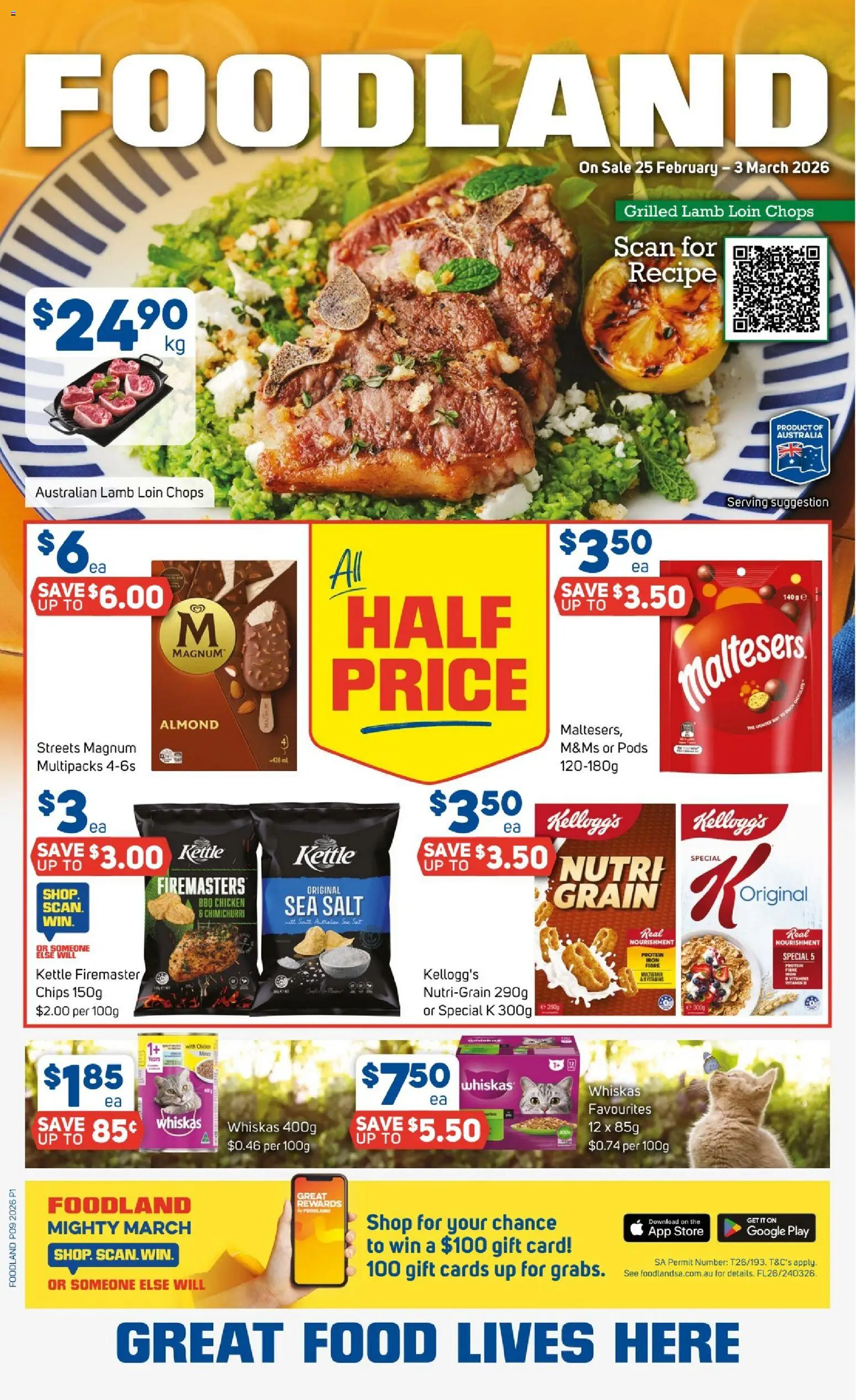 Foodland Catalogue  - page 1- valid from 25/02/2026
