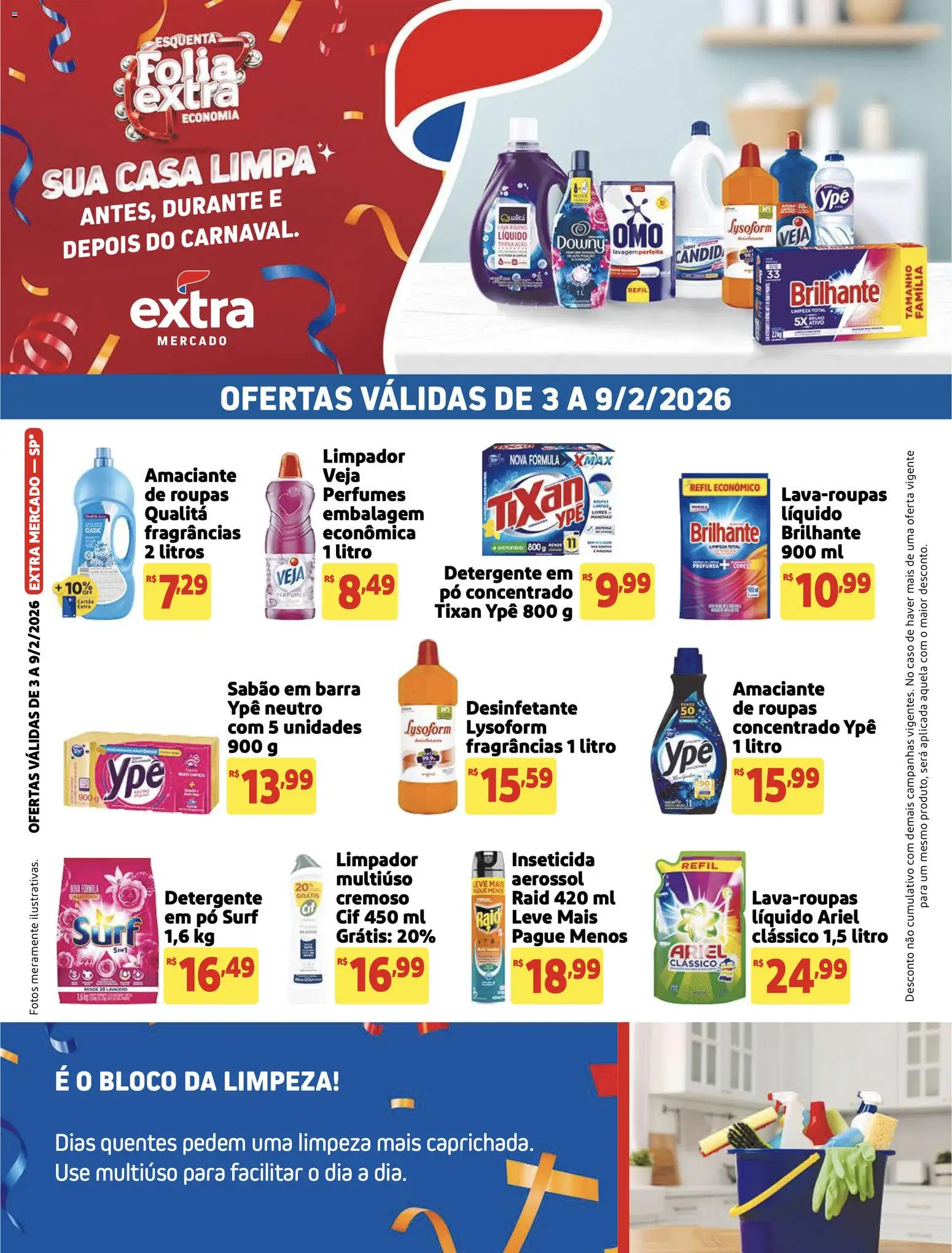 Extra - Ofertas de Mercado Casa Limpa - página 1- válido a partir de 03/02/2026
