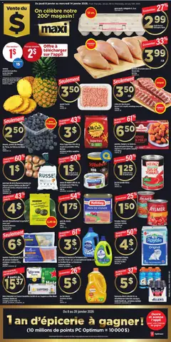 Preview Maxi weekly flyer / circulaire valid from Jan 8, 2026