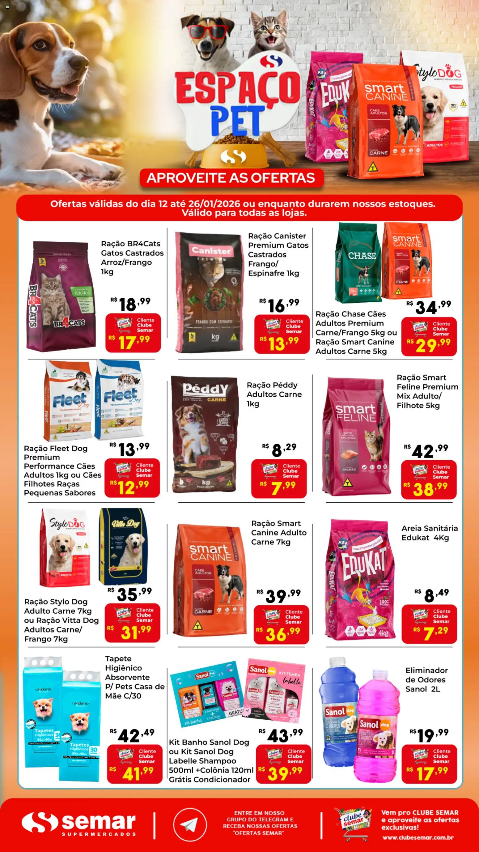 Semar Supermercado - Ofertas Pet Bazar - página 1- válido a partir de 12/01/2026

