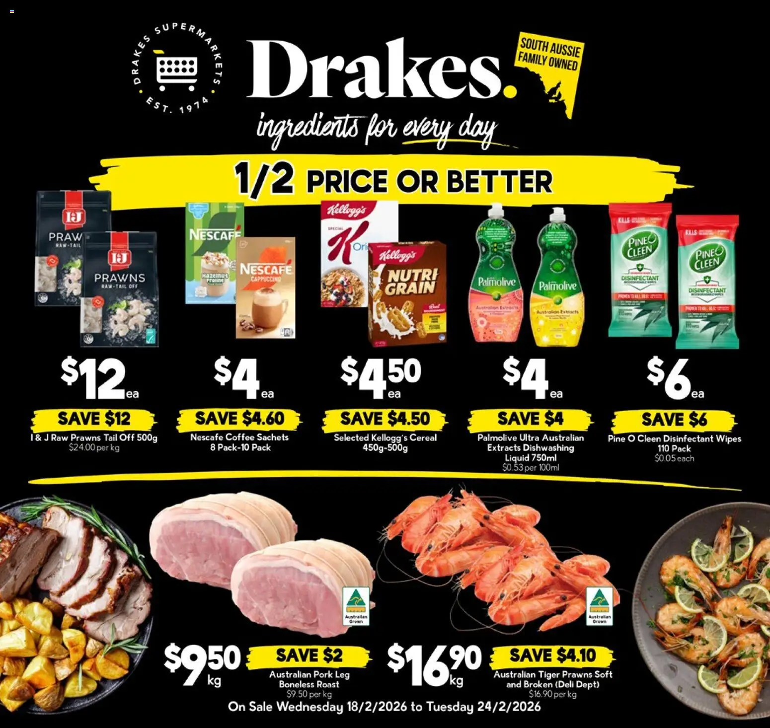 Drakes Catalogue  - page 1- valid from 18/02/2026