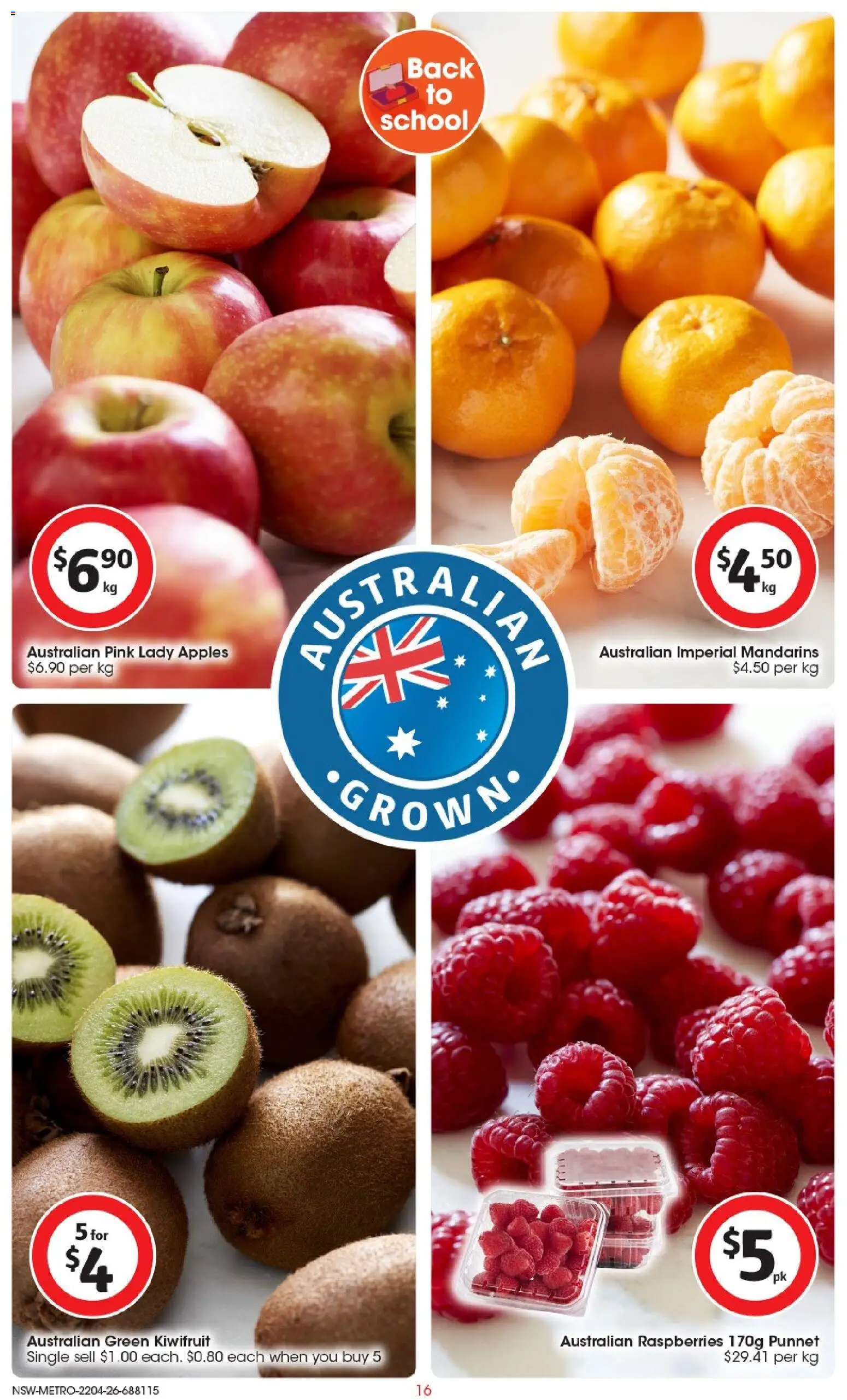Coles catalogue  - page 16- valid from 22/04/2026