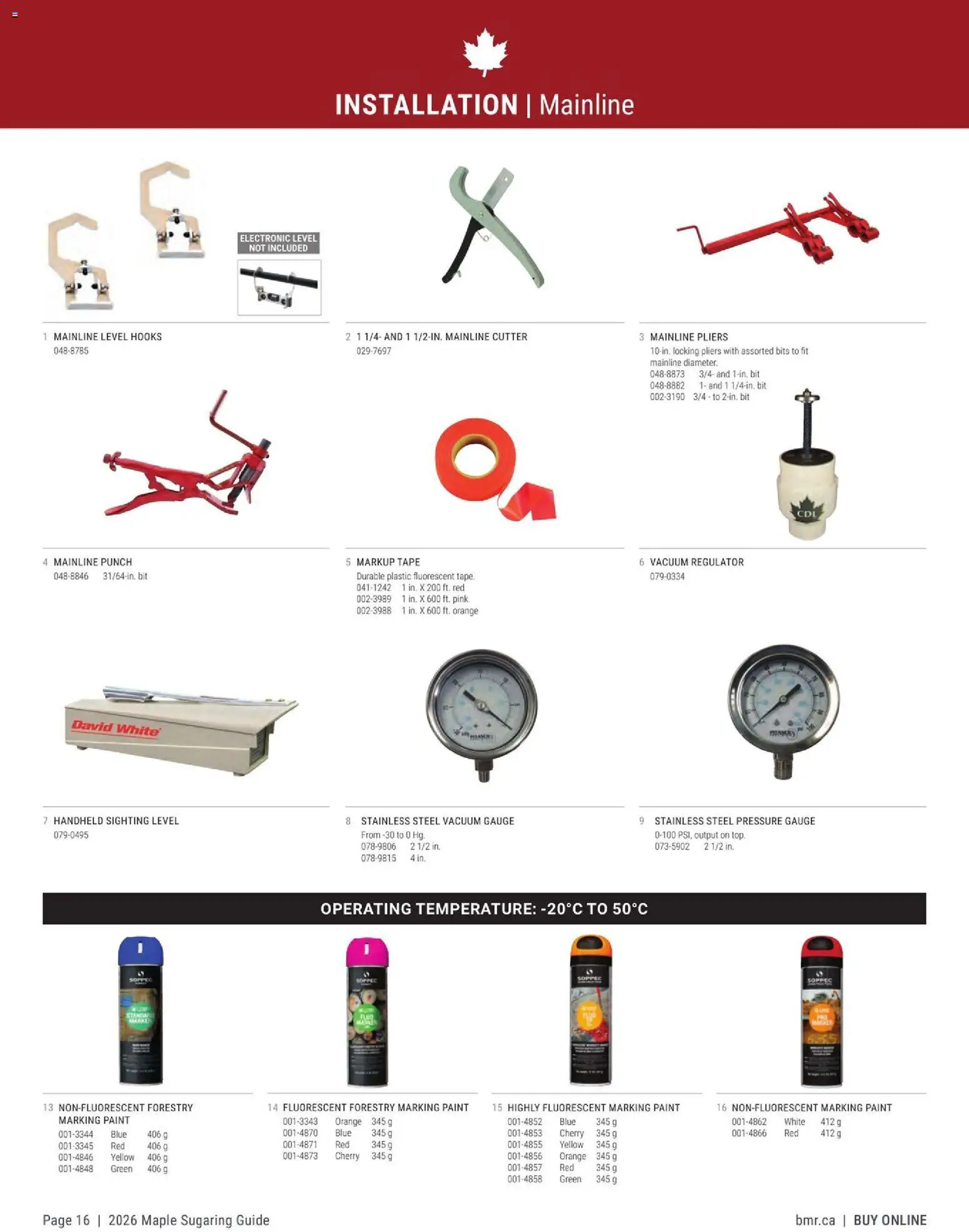BMR - Agrizone Maple Sugaring Guide - page 16- valid from Jan 1, 2026